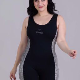 Keepfit  Plus size Colourblocked  legsuit-image-50