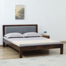 woodsworth from pepperfry Narvik Sheesham Wood Queen Size Bed In Provincial Teak Finish-picture-13