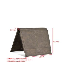 Walrus Men PU Two Fold Wallet With SIM Card Holder image 4
