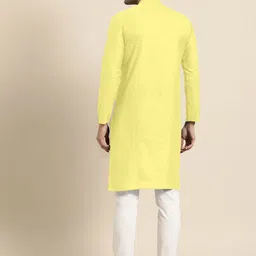 Shiv Leela Regular Pure Cotton Kurta with Pyjamas image 3