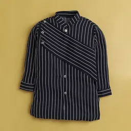 Jeetethnics Boys Striped Regular Kurta with Pyjamas image 5