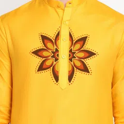 DEVOILER Ethnic Motifs Printed Regular Kurta with Pyjamas image 2