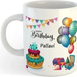 Happy Birthday Pallavi Name Printed Ceramic Coffee Ceramic Coffee Mug-image-25
