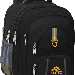 Backpack Stylish Waterproof School bag 6th to 10th Class 70 L (Black) Waterproof School Bag-image-86