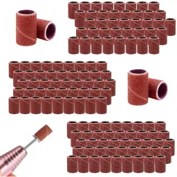Nail Drill Bits, Sanding Bands 100 Pcs 180# Coarse Grit Efile Sand Set Electric-13