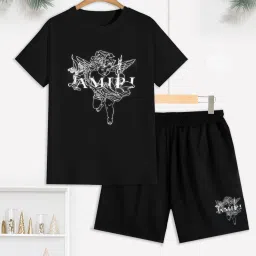 Tshirt Regular Shorts Co-ords Set-image-77