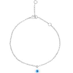 MINUTIAE Silver-Plated Artificial Stones Studded Anklet image 2