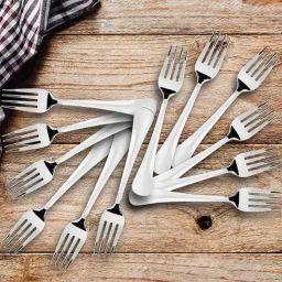 Royal Serve chaw 12 Piece Stainless Steel Dinner Fork, Dessert Fork, Salad Fork Set-29