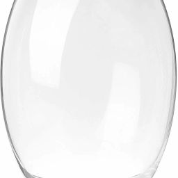 Oval Shaped Decorative Glass Vase For Living Room Table And Home Décor Gift Item 8 Inch (1) Flower Pot Decorative Glass Vase-image-23