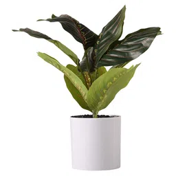 Kuber Industries Green 1 Pieces Artificial Flower With Pot image 2
