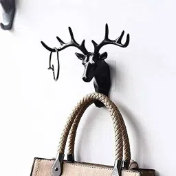 Decorative Key Hanger Deer Head Wall Hook Self Adhesive Hanging Hook Wall Hanger Hook 1-image-53