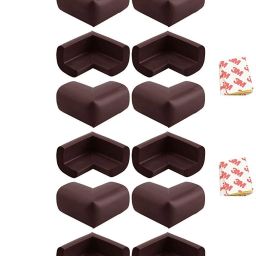 Baby safety proofing Pre Taped Corners & edge guard protector for furniture I Used on glass tabletop, wall ( Pre Taped 16 Corners Guards)-20
