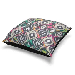 BIANCA Multicoloured Set of 3 Geometric Square Cushion Covers image 2