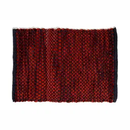 HANDICRAFT PALACE Brown Cotton Rectangular Non-Slip Doormat image 2