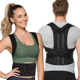 Premium Posture Corrector for Women and Men | Dual Metallic Plate at Back Brace Posture Corrector-image-66