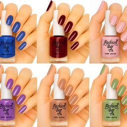 InstaLike Long Lasting HD Shine Pastel Nail Enamel For Women and Girl AB36 Multicolor-image-62