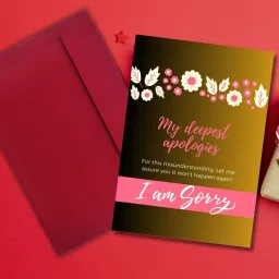 So Sorry Printed Card For Love Lover Family Parents Husband Wife Greeting Card-image-57