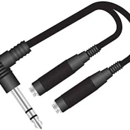 P-38 Stereo Male Rt. Angle / 2 X P-38 Stereo Female Cord 0.2 Mtr 3902 Straight TRS Patch Cable-picture-21