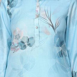 Poshak Hub Printed Linen Tunic with Trouser image 2