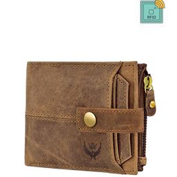LORENZ Men Leather Two Fold Wallet image 4