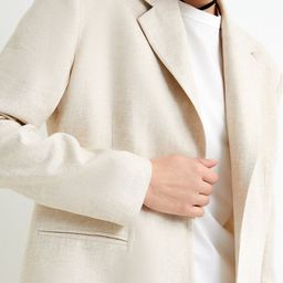 Koton Notched Lapel Collar Front-Open Blazer image 3