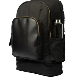RASHKI Unisex Brand Logo Printed Backpack With USB Charging Port image 5