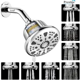 5-INCH SHOWER FILTER WITH 7-Function,Shower Head With 7inch Arm and Flange Fixed Mount-25
