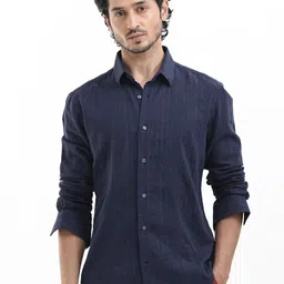 RARE RABBIT Men Tolic Regular Fit Opaque Shirt-68