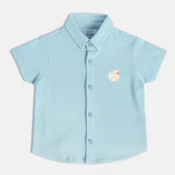 MINI KLUB Boys Standard Spread Collar Opaque Casual Cotton Shirt-image-56
