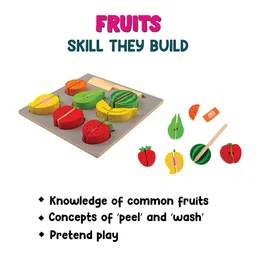 wonderLearn Kids White Learning and Development Fruits & Vegetables Toys image 4