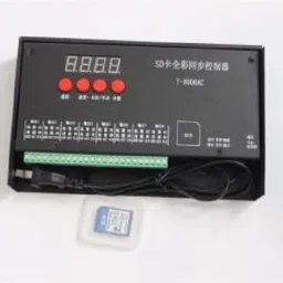 GoodsBazaar T8000 Ac 220-240V Sd Card Pixel Controller 240 Watts PSU-17