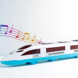 High Performance Musical Speed Train Toy for Kids – Light & Sound Engine Model-image-63