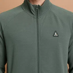 HIGHLANDER Mock Collar Front-Open Sweatshirt image 5
