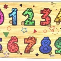 WOODEN 0 TO 9 NUMBER PUZZLE-23