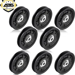 8 pcs Bearing Pulley Wheel Replace For Gym Equipment Part. Multi-training Bar-27