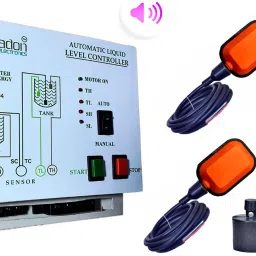 AdonElectronics Water Level Controller with 2-Float & Alarm for START/STOP ButtonTypeSubmersible Wired Sensor Security System-3
