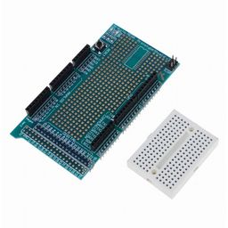 Prototype Shield V3.0 For Arduino Mega with breadboard image 4
