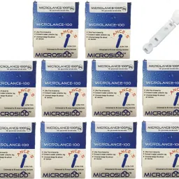 MICROSIDD whiteflat 1000 hospital pack Glucometer Lancets-23