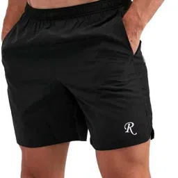 Solid Men Black Gym Shorts, Running Shorts, Basic Shorts, Cycling Shorts, Sports Shorts, Regular Shorts-picture-23