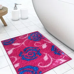 Athom Trendz Pink & Blue Printed Anti-Skid Doormats-image-63