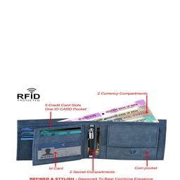 Walrus Men PU Two Fold Wallet With SIM Card Holder image 2
