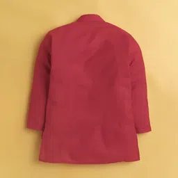 BAESD Boys Checked Regular Kurta With Pyjamas image 4