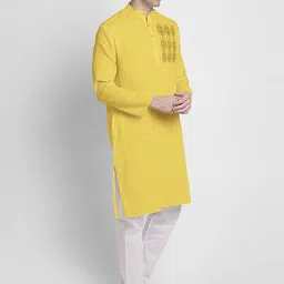DEVOILER Ethnic Motifs Printed Regular Kurta with Pyjamas image 3