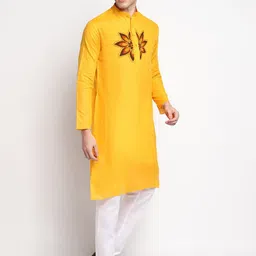 DEVOILER Ethnic Motifs Printed Regular Kurta with Pyjamas image 3