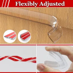 alkorez 3-Meter Silicon Edge Protector, Baby Proofing Edge Protector Strip for Kids image 2