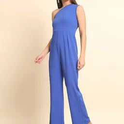 Trend Arrest One Shoulder Basic Jumpsuit image 5