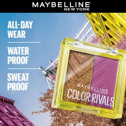 Maybelline New York Color Rivals Shadow Longwear Duo Eyeshadow Palette - Assertive x Coy image 2