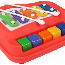 Colorful Xylophone Musical with 5 Keys 2 Sticks Keyboard Piano Toys Kids Gift-image-48