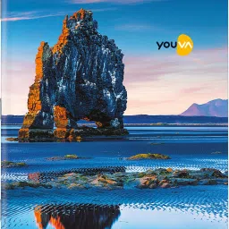 Youva Soft Bound 18x24 cm Book-size Notebook Single Line 172 Pages-7