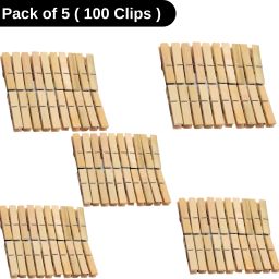 Kerala's Pride of Traditional Famous Standard Bamboo Wooden Clip Cloth Drying Bamboo Cloth Clips-image-1